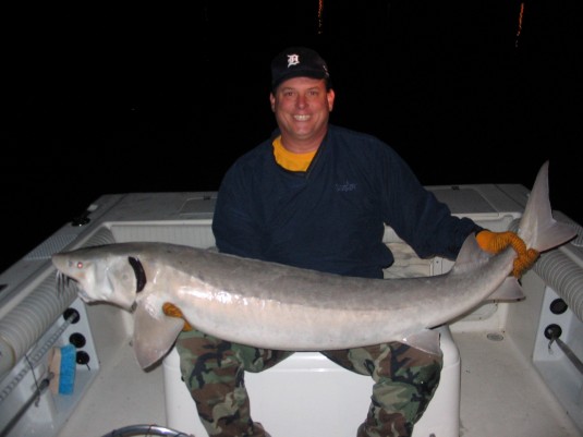 Fishing for Sturgeon in Michigan